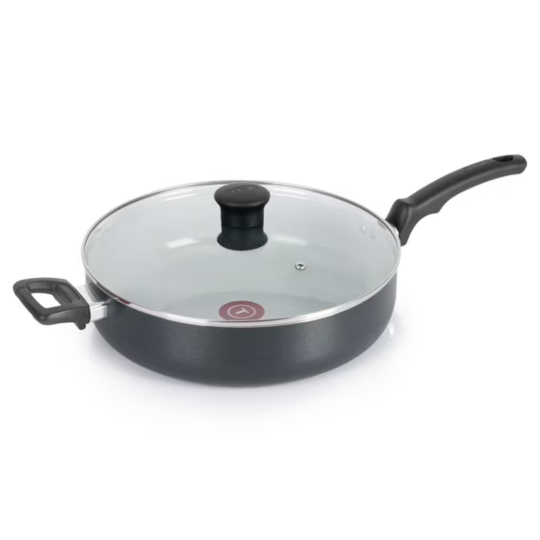 T-Fal 5qt Non-Stick Jumbo Cooker Saute Pan With Lid (2 Colors)