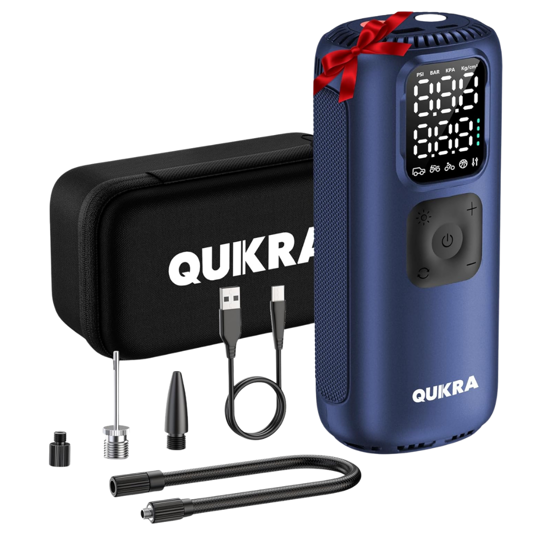 QUIKRA T22 Portable 160PSI Cordless Tire Inflator Air Pump
