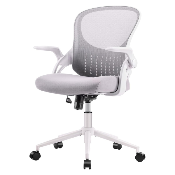 SMUG Mid-Back Mesh Rolling Office Desk Chair (Grey)