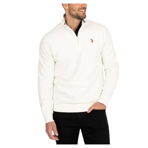 U.S. Polo Assn. Men's Fleece Quarter Zip Pullover (4 Colors)
