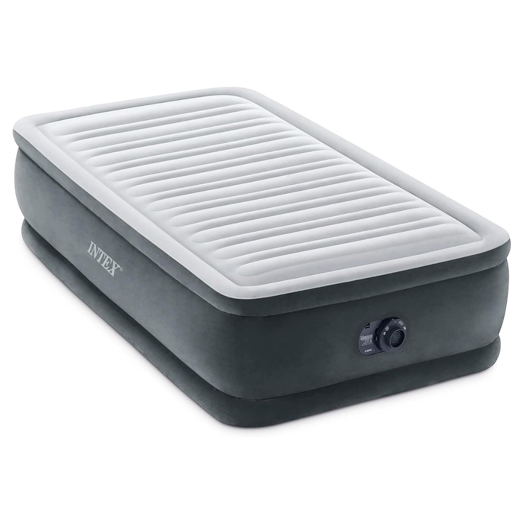 INTEX 64411ED Dura-Beam Deluxe Comfort-Plush Elevated Air Mattress