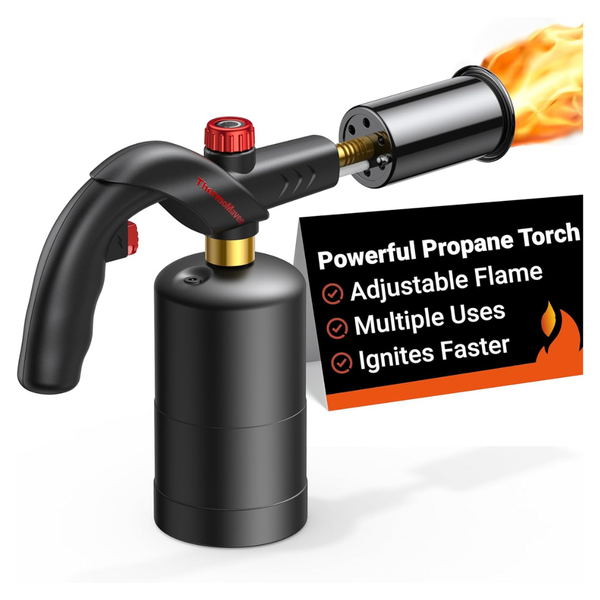 ThermoMaven Adjustable Flame Powerful Propane Torch