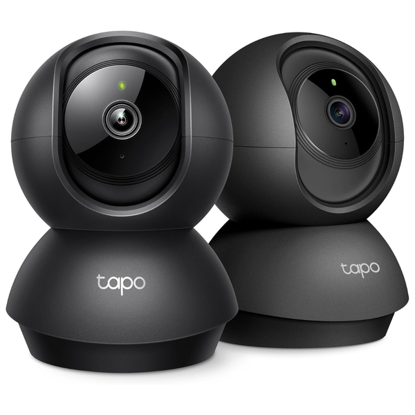 2-Pack TP-Link Tapo 2K Pan/Tilt Indoor WiFi Security Camera W/ Night Vision [Used - Like New]
