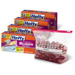 160-Count (4x40-Ct.) Hefty Slider Storage Calendar Bags (Quart Size)