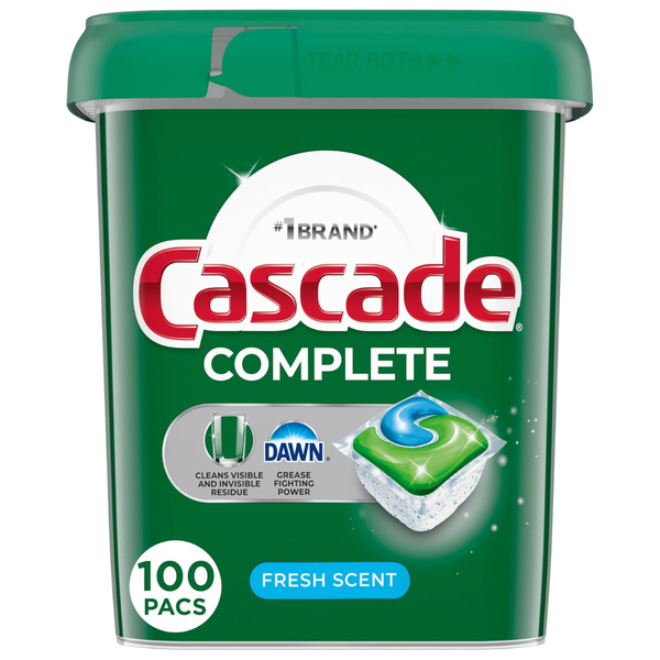 100-Count Cascade Complete Action Pacs Dishwasher Pods (Fresh Scent)