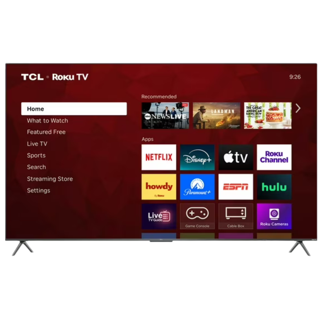 85" TCL 85S41CR 4K Ultra HDR Smart LED Roku TV (2025)