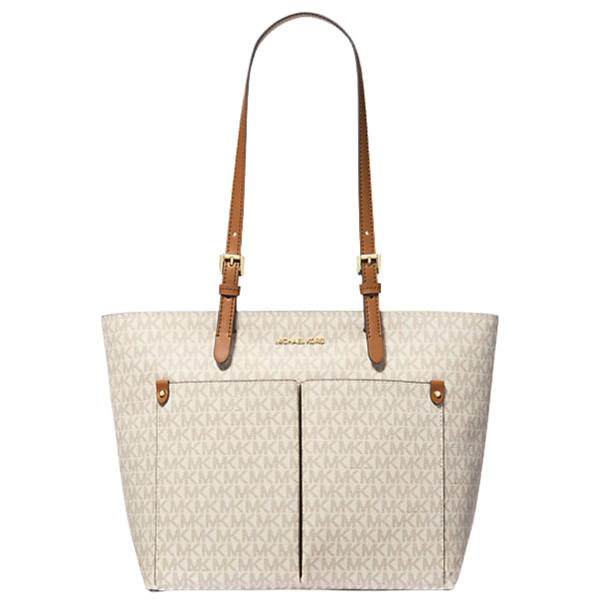 Michael Kors Medium Logo Pocket Tote Bag With Zip Hand