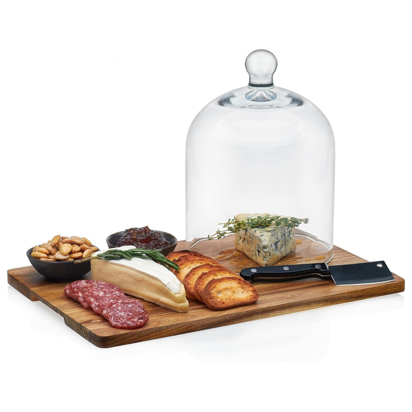 4-Piece Libbey Acaciawood Cheese Board Set