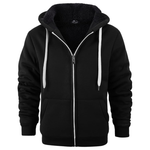 Men's Zip Up Winter Fleece Hoodies Jackets