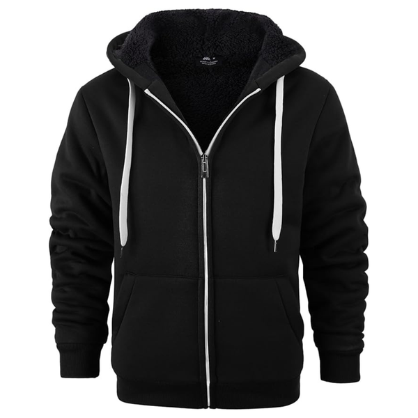 Men's Zip Up Winter Fleece Hoodies Jackets