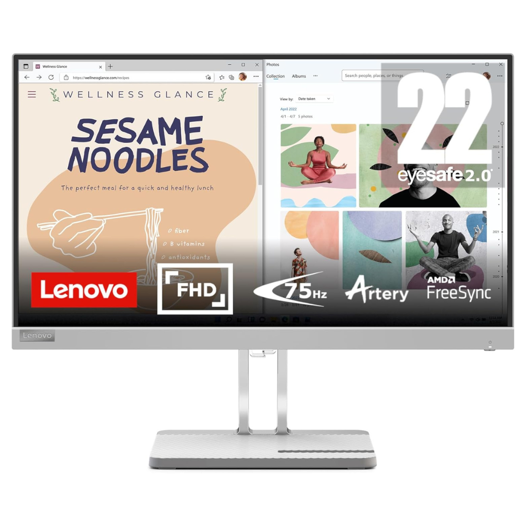 Lenovo L22e-40 21.5" 1080p FHD 75Hz 4ms VA Freesync Monitor