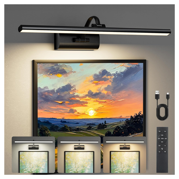 23.6" Battery-Operated Picture Light With Remote (Various)