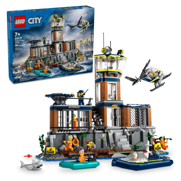 LEGO City Police Prison Island Building Toy Set (60419)