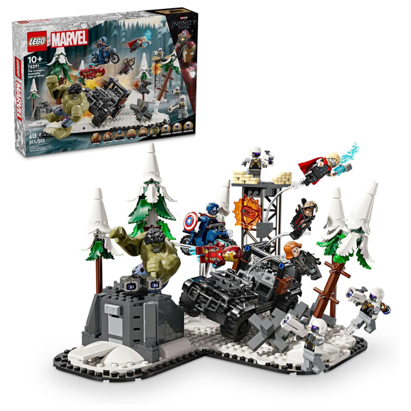 613-Piece Lego Marvel The Avengers Assemble Age Of Ultron Builing Kit (76291)