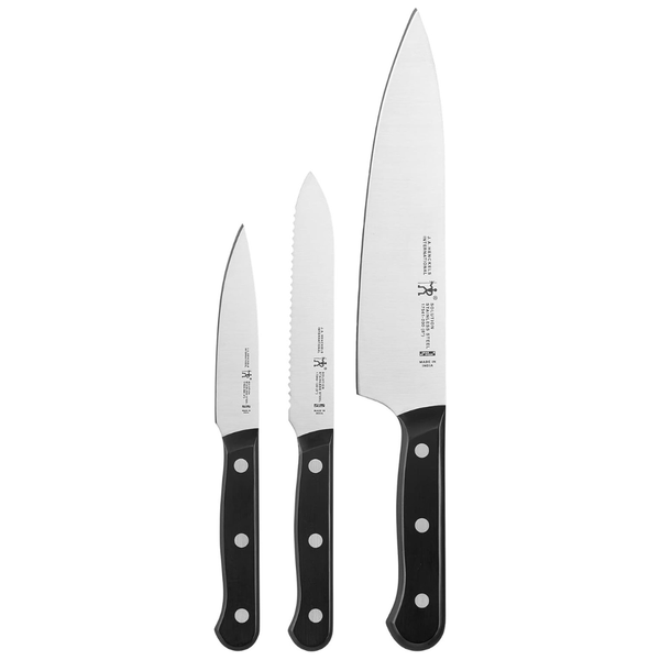 3-Piece Henckels Solution Razor-Sharp Starter Knife Set