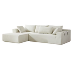 LLappuil Modular 108" L-Shaped Sectional Sofa (4 Colors)