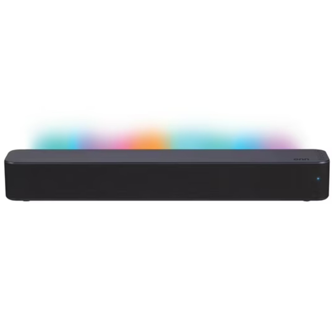 Onn. 20" 2.0-Channel LED Soundbar With 2 Speakers