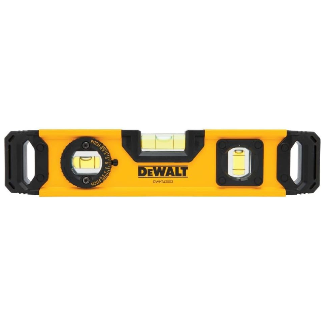 DeWalt DWHT43003 9" Yellow Aluminum Magnetic Torpedo Level