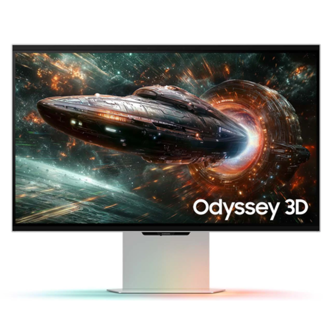 27" SAMSUNG Odyssey 3D G90XF 4K UHD 165Hz 1ms OLED Freesync And G-SYNC Compatible Gaming Monitor
