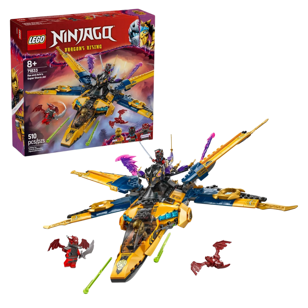 LEGO NINJAGO Ras And Arin's Super Storm Jet Toy (71833)