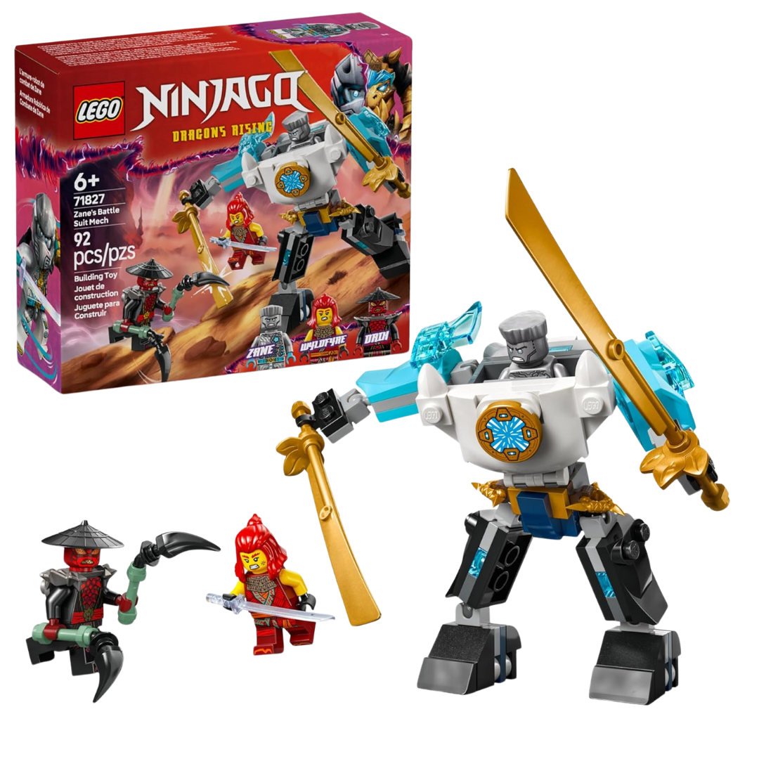 LEGO NINJAGO Kids Zane's Battle Suit Mech Ninja Building Toy