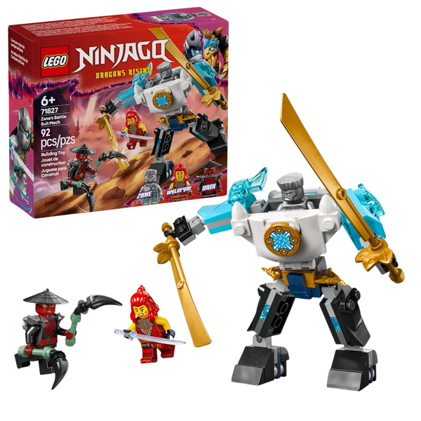 LEGO NINJAGO Kids Zane's Battle Suit Mech Ninja Building Toy