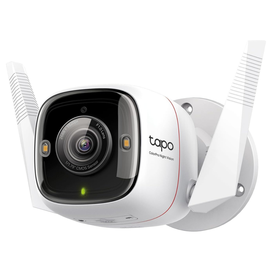 TP-Link ColorPro 2K QHD Plug-in Daylight Clarity At Night Wi-Fi Camera