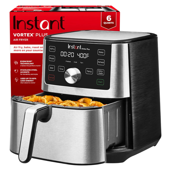 6-Qt Instant Pot Vortex Plus 6-in-1 Air Fryer (Stainless Steel)