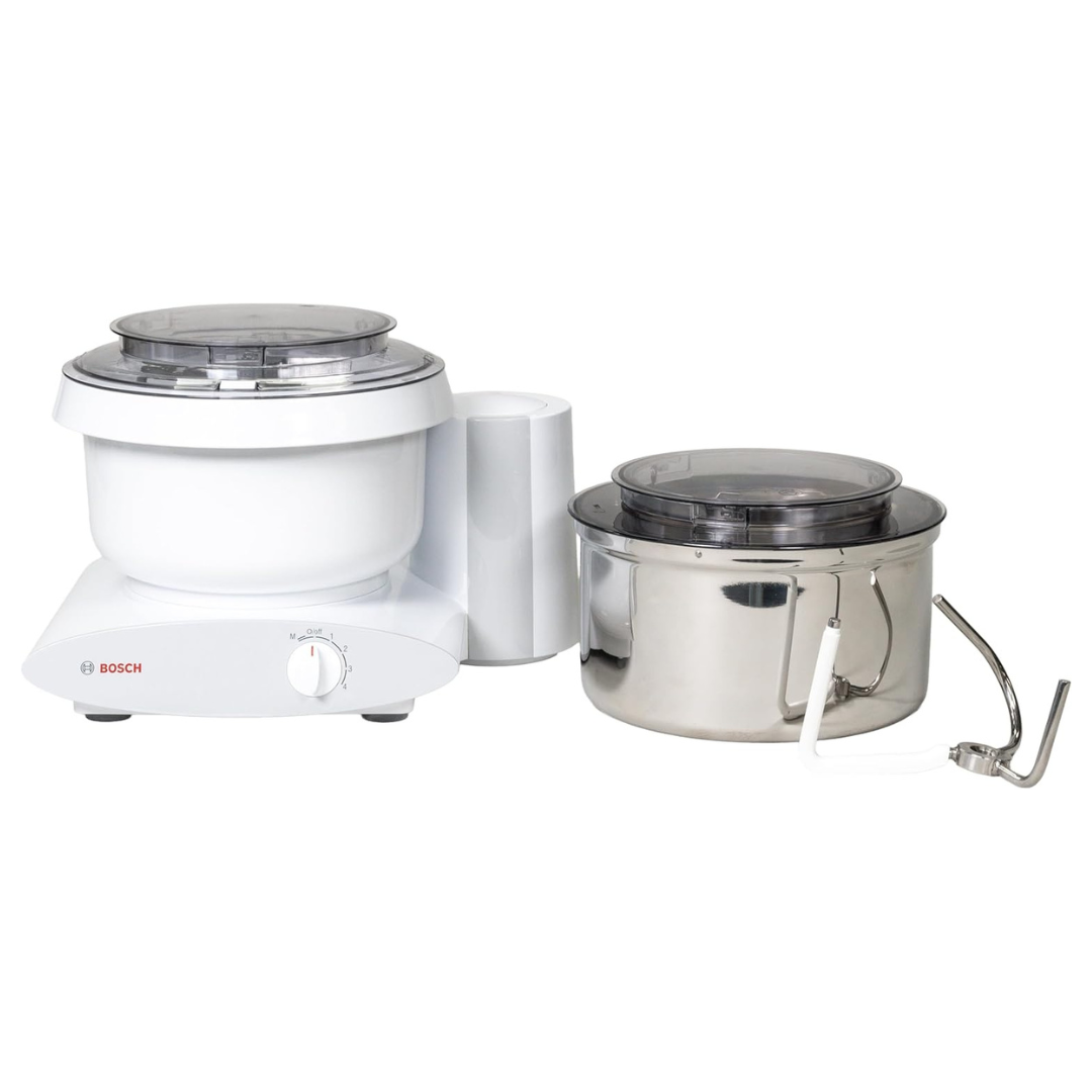 Bosch Universal Plus Stand Mixer – With Bottom‑Drive Stainless Steel Bread Bowl, 6.5‑Quart Capacity