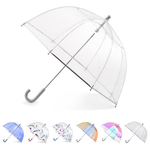 totes Kids Clear Bubble Umbrella With Dome Canopy