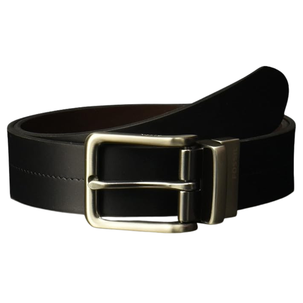 Fossil Men’s Reversible Black/Brown Leather Belt