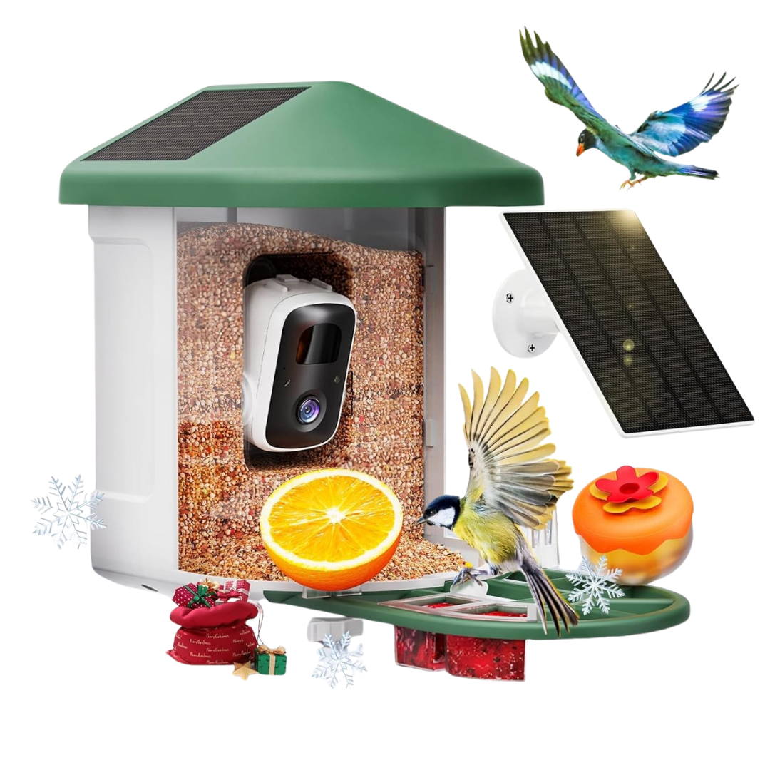 Smart Bird Feeder Camera With AI Identify Bird Species
