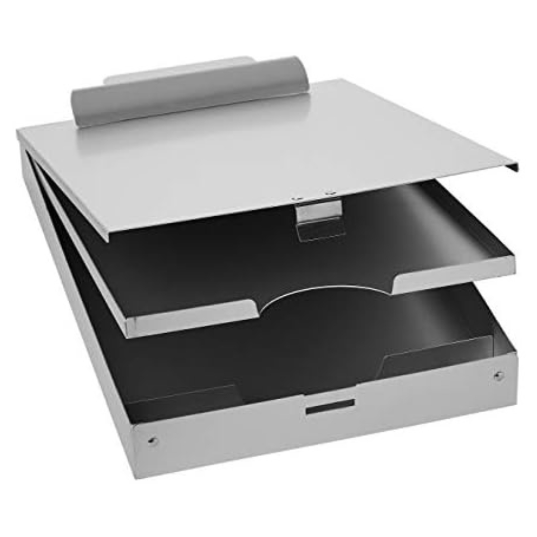 10-Pack Amazon Basics 3-Tier Metal Clipboard With Storage