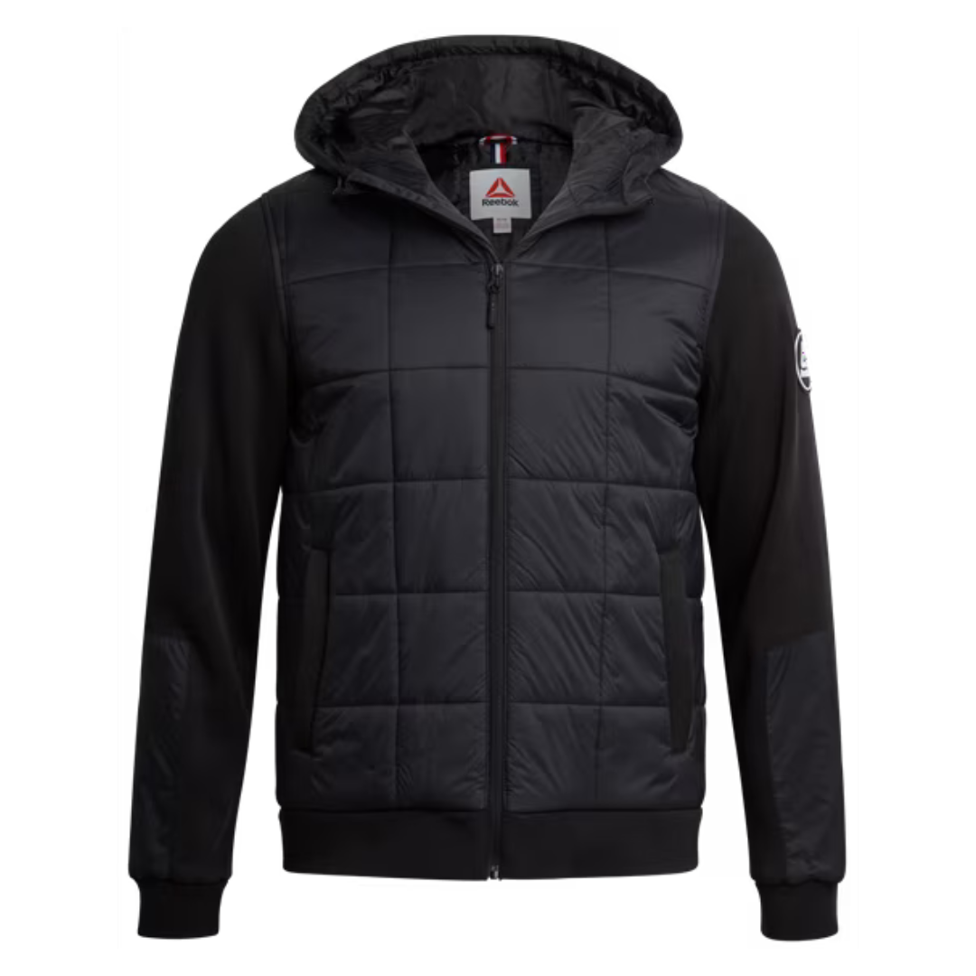 Reebok Men's Quilted Mixed Media Jacket (S-3XL In 3 colors)
