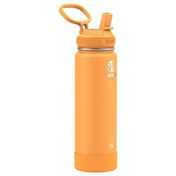 240z Takeya Actives Double Wall Insulated Water Bottle With Straw Lid