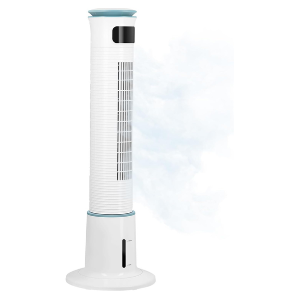 43" Simple Deluxe Oscillating Tower Fan With Mist Function And Remote