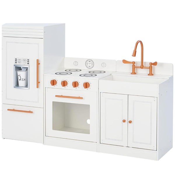 Teamson Kids Little Chef Paris Modular Interactive Wooden Play Kitchen Set