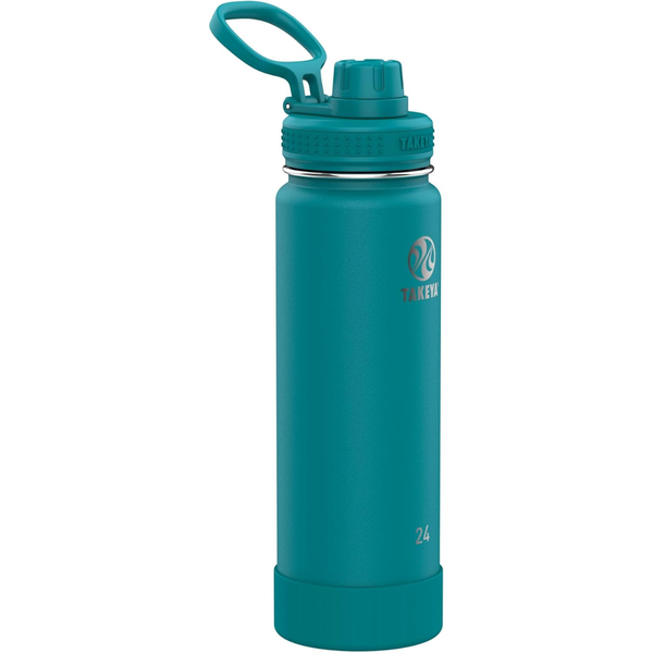 24oz Takeya Actives Double Wall Insulated Water Bottle With Spout Lid