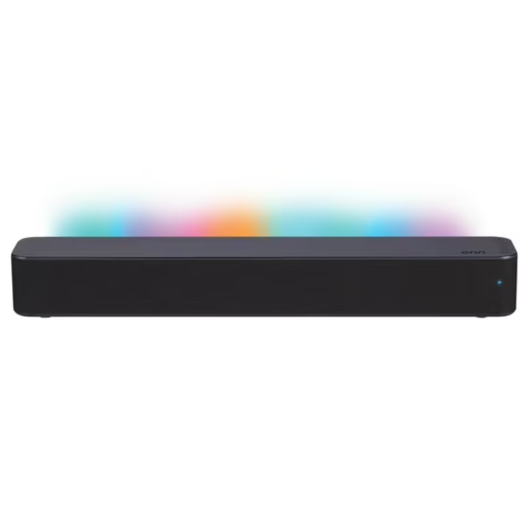 Onn. 20" 2.0-Channel LED Soundbar With 2 Speakers