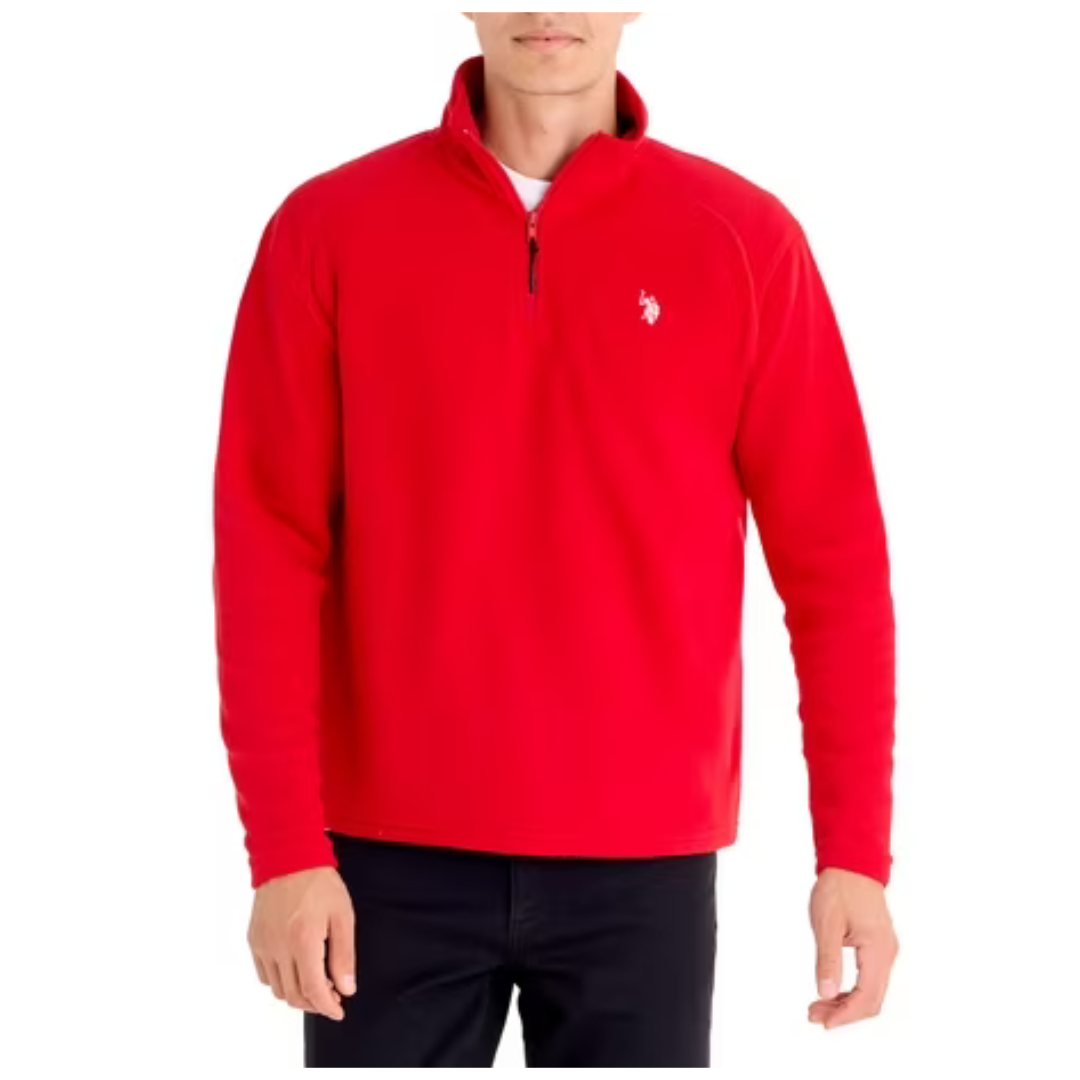U.S. Polo Assn. Men's Polar Fleece Quarter Zip