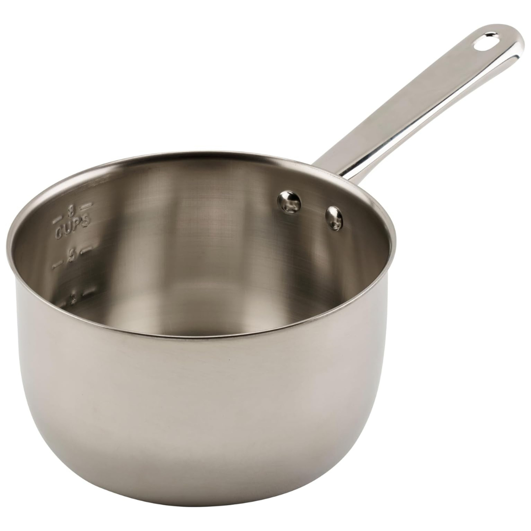 2-Quart Winco SAP-2 Stainless Steel Sauce Pan