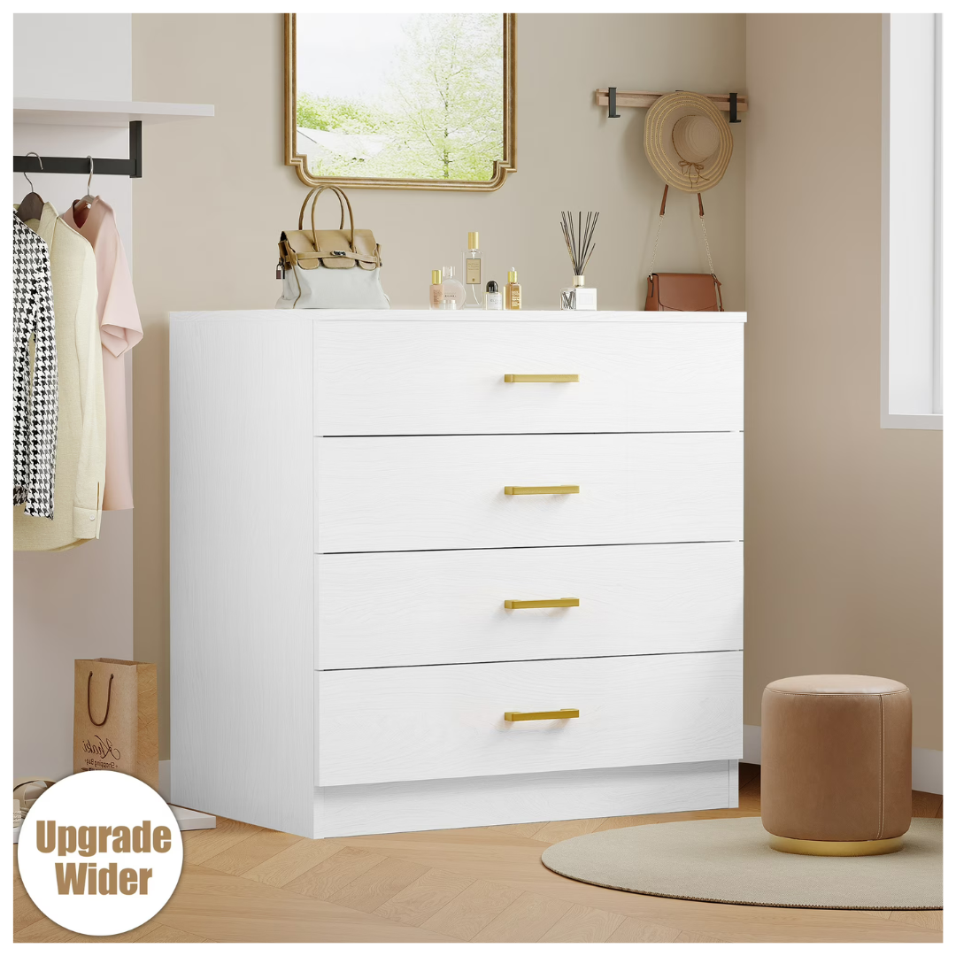 Segmart 4-Drawer Wood Dressers (2 Colors)