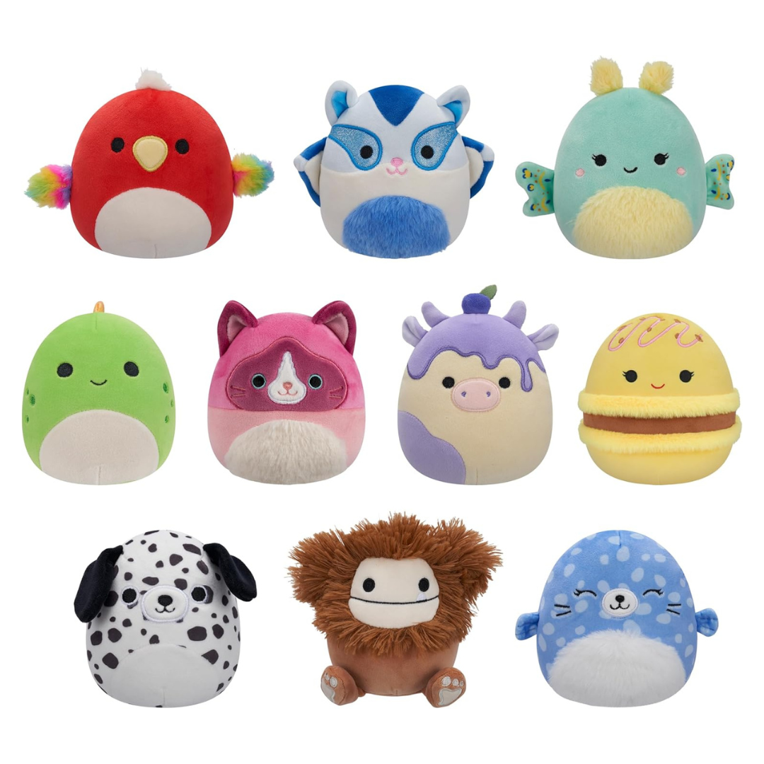10-Pack Squishmallows Original Official Jazwares Plush Toy