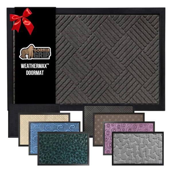17" x 29" Gorilla Grip All-Season WeatherMax Doormat