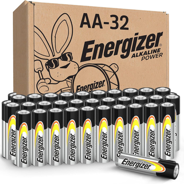 32-Count Energizer AA Alkaline Batteries