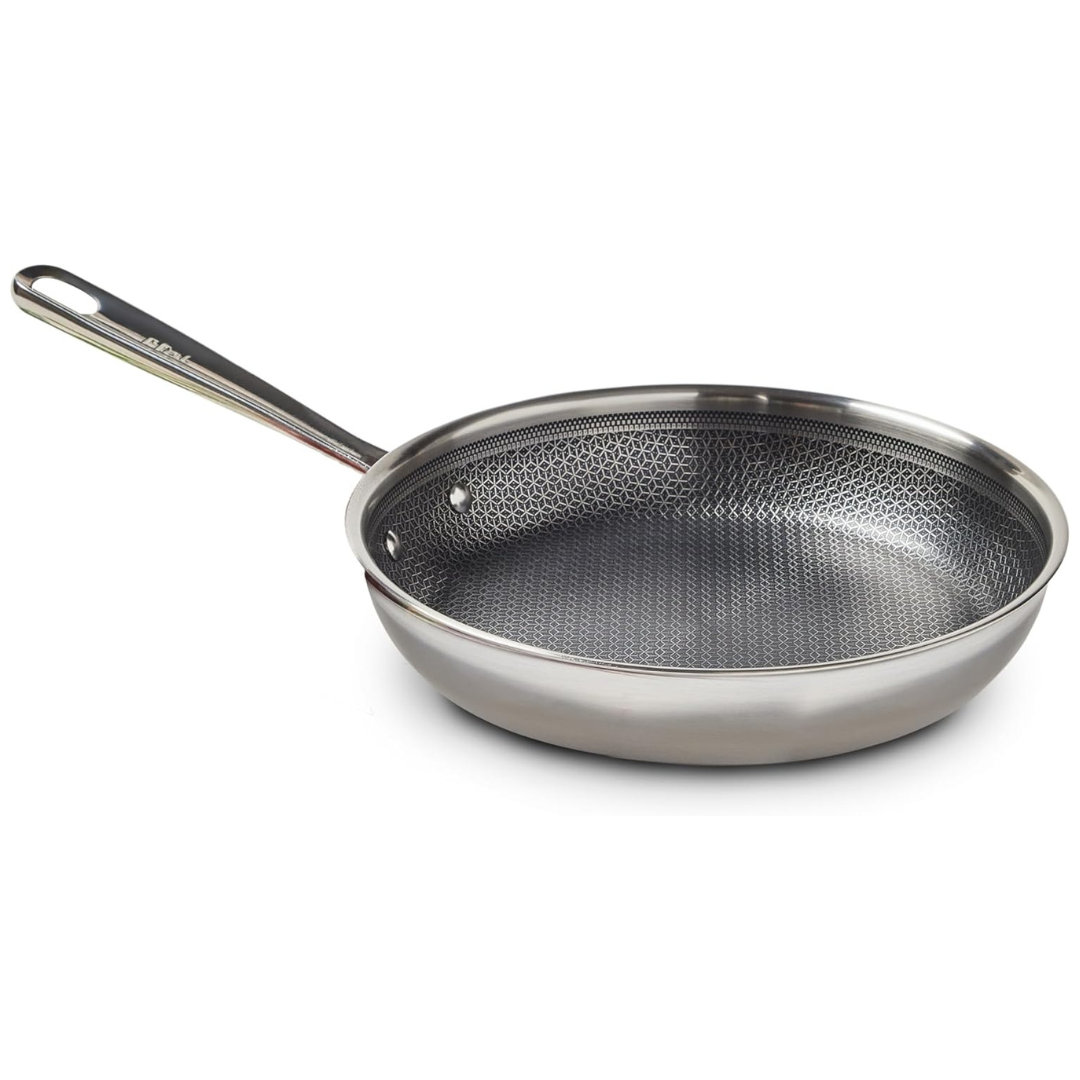 T-Fal HybridMesh Tri-Ply Stainless Steel Fry Pan