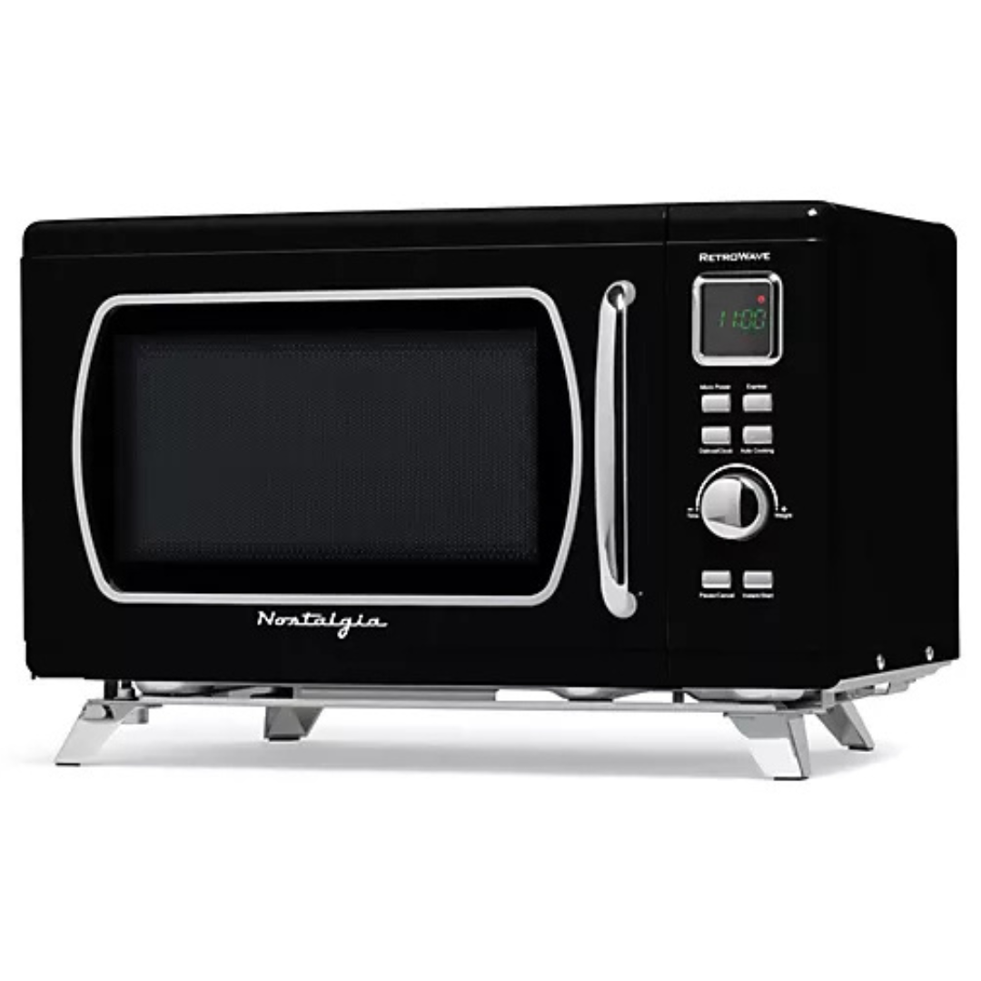 Nostalgia Mid-Century Retro 0.9 Cu.Ft. 900Watt Microwave Oven