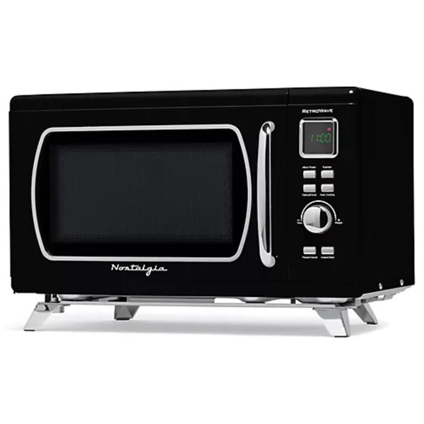 Nostalgia Mid-Century Retro 0.9 Cu.Ft. 900Watt Microwave Oven