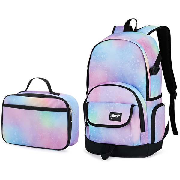 Kids Lightweight Backpack & Lunch Bags (3 Colors)