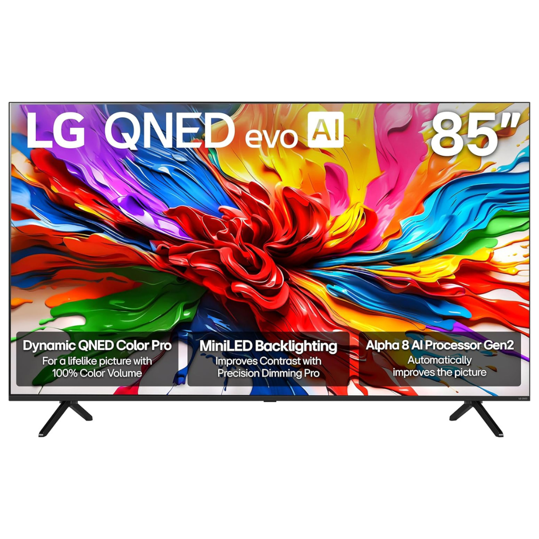 85" LG QNED92A Class Evo AI 4K Ultra HDR Smart WebOS TV